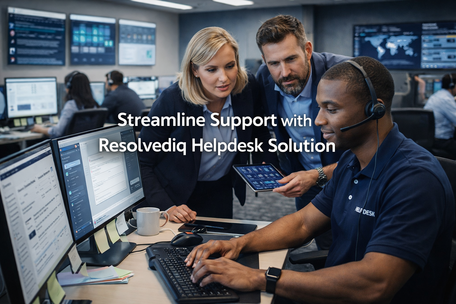 Help desk team streamlining support with ResolvedIQ